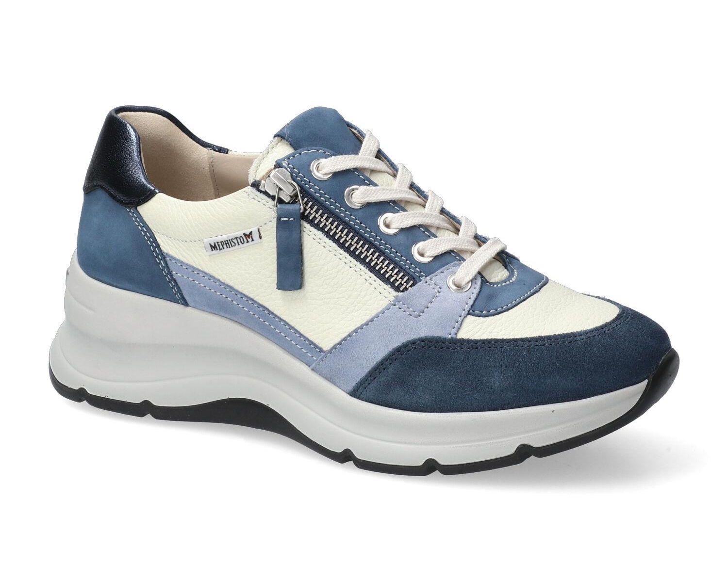 lacets femme modèle Hanouk Bleu nuit - Mephisto